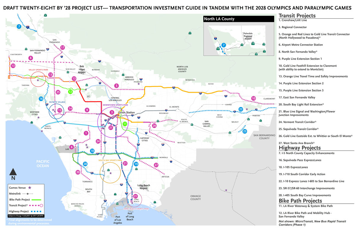 LA Metro Updates for 2028 Olympics