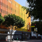 A Joe's garage on a tree-lined Spring Street in DTLA