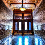 Entrance from within to the Bradbury Building