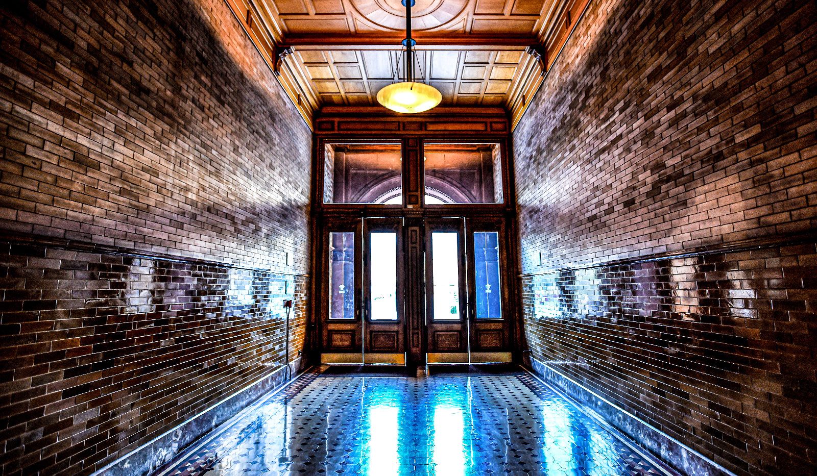 Entrance from within to the Bradbury Building